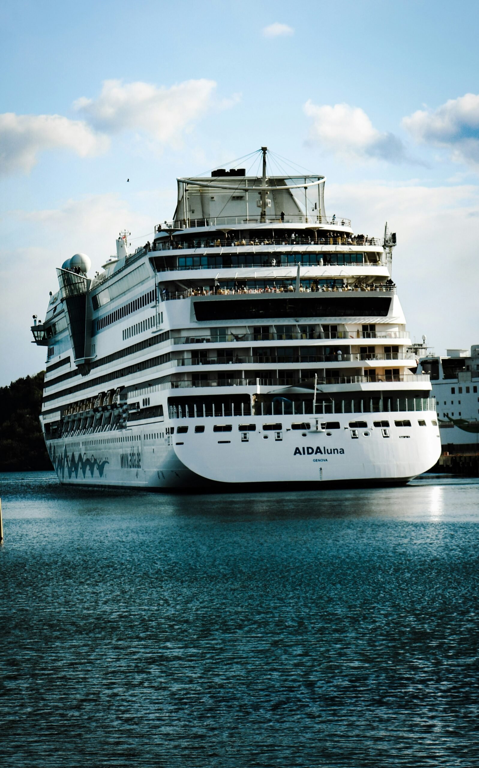 passengers boarding cruise ship during embarkation day